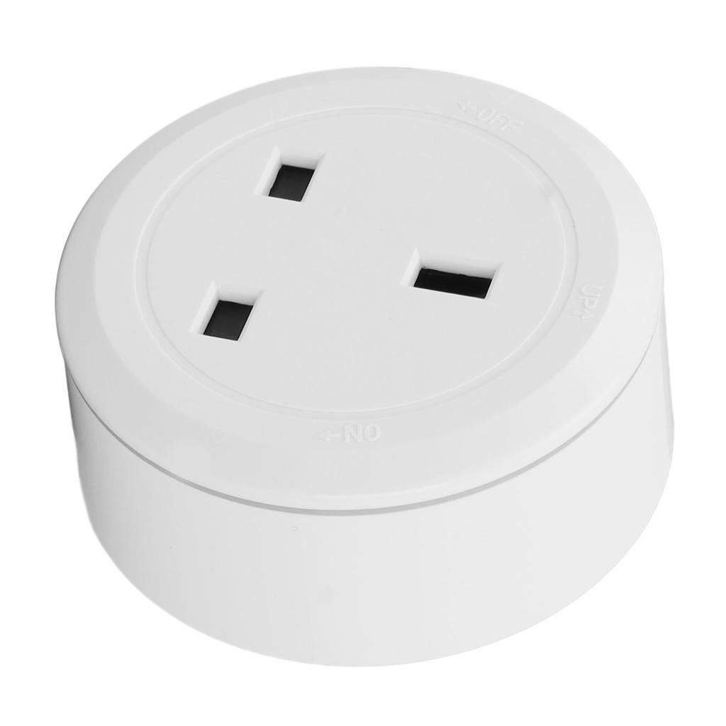 Power Track Socket  13A Removable Surface Mount Plastic  for Home Living Room Kitchen
