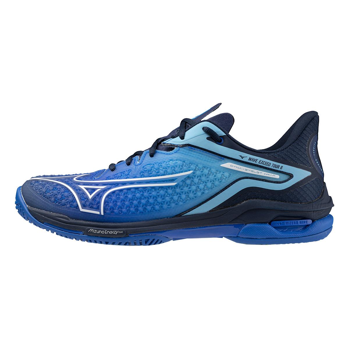 

Mizuno Wave Exceed Tour 6 Удобные Гибкие Амортизирующие Низкие Теннисные Кроссовки Унисекс Синие 61GA247028 40.5