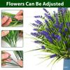 Artificial Green Plants Simulation: Monkey Grass, Spring Grass, Lavender Plastic Flowers for Outdoor Home Decoration