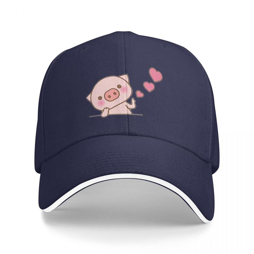Unisex Baseball Hats Lots Of Little Hearts Pig Emoticon Outdoor Streetwear Summer Sports Baseball Caps Hiphop Cap Casquette Hats