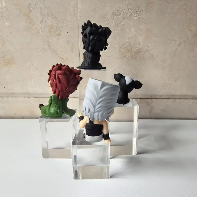 4 Stück/Set Jojo Stardust Crusaders Schulter Schlaffiguren Großer Kopf Chibi Jotaro Kakyoin Polnareff Iggy Anime Gashapon Spielzeug Geschenke