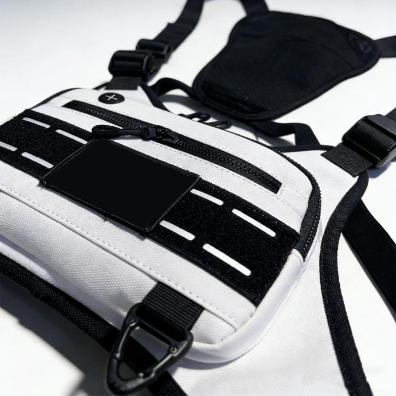 Waterproof Running Chest Pack with Adjustable Straps Durability Crossbody Slings Bag For Outdoor Sports Hiking Cycling