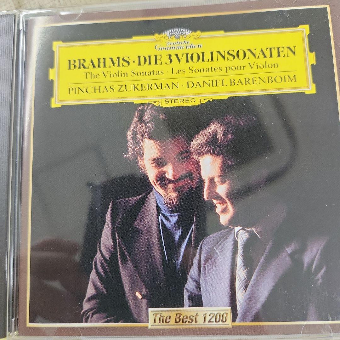 Used Zukerman Barenboim Brahms Complete Violin Sonatas
