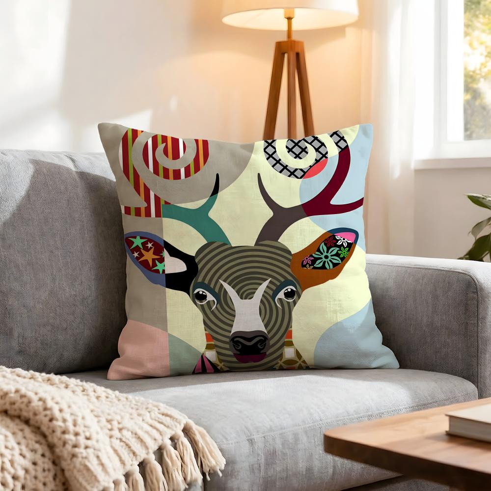 Lanre Adefioye Style Animal Cushion Cover Pcs Decorative Covers Soft Cushion Case for Sofa Couch Decor x x Pillowcases
