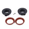 2pcs H11 ABS LED Headlight Bulb Base Adapter Socket Retainer Holder Black New