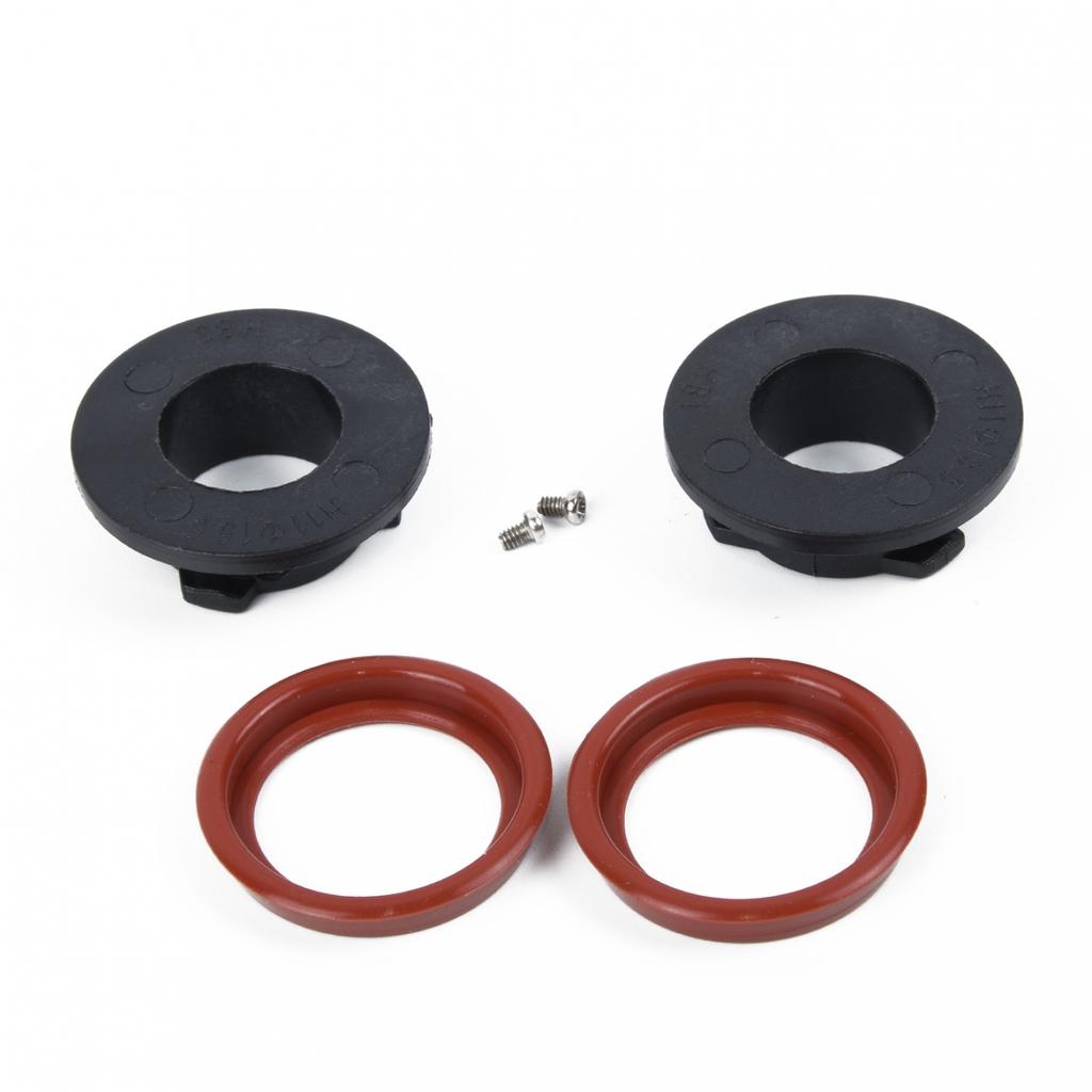 2pcs H11 ABS LED Headlight Bulb Base Adapter Socket Retainer Holder Black New