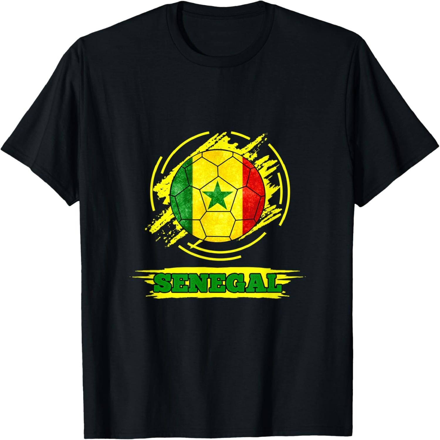 Soccer Country Flag Senegal (D003-0025) T-Shirt S разноцветный