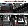Car Seat Gap Filler 2 Pack Multifunctional Car Seat Organizer With Cup Holder Car Console Side Organizer For Cellphones Wallets Keys Coin Cards Passe