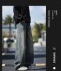 Yadu Ganzjahres-Bodenwischer Jeans: Hongkong-Stil lockere gerade Unisex-Hose für Frühling & Herbst