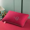 Cotton Wedding Pillow Bedding Comfort Support Neck Shoulder Long Rectangle 48x74cm Red