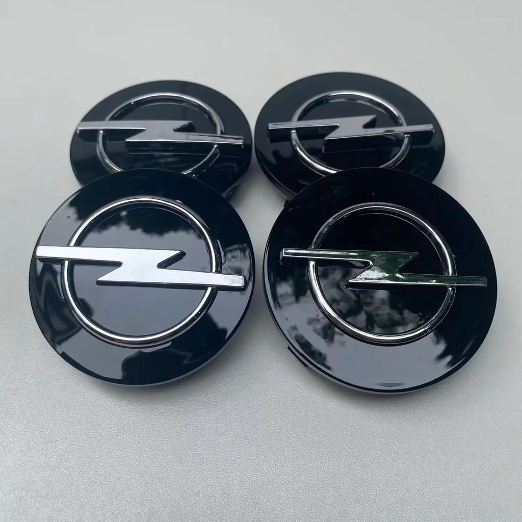 4pc 58/64mm Car Wheel Hub Cover, Wheel Center Hub Cover Badge For Opel Astra H G J Insignia Mokka Zafira Corsa Vectra C D Antara