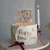 New Year Acrylic Cake Toppers