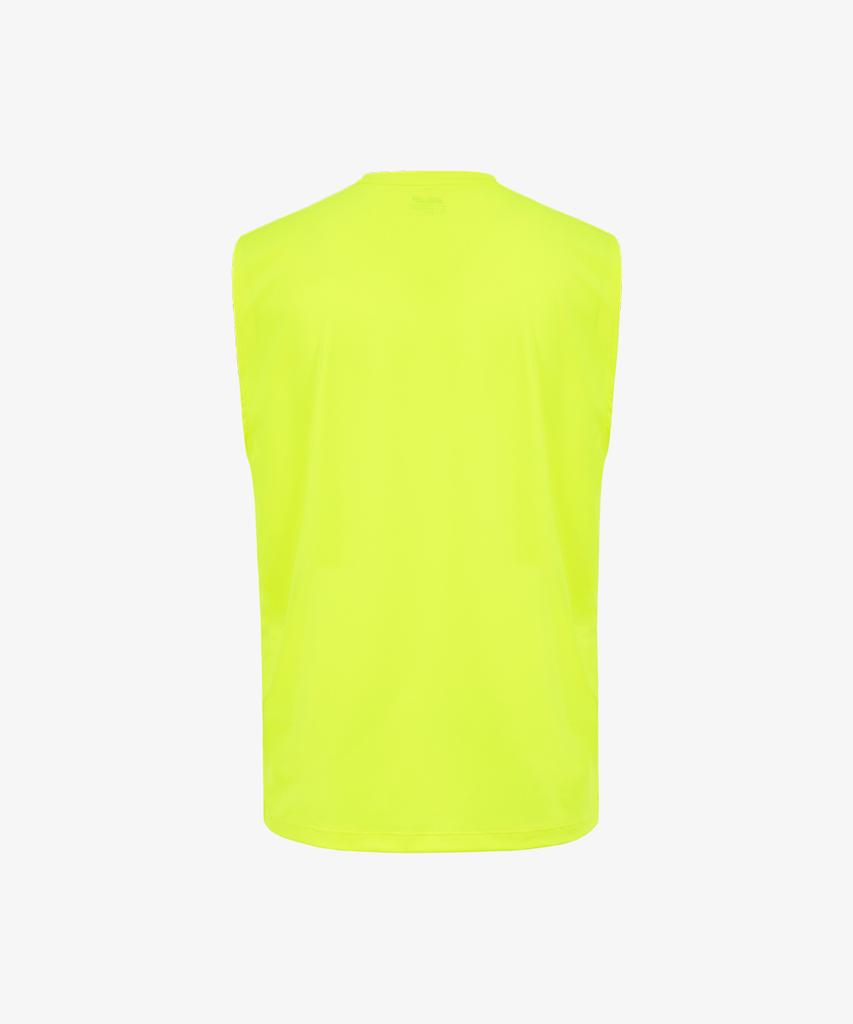 Baellob Lettering Sleeveless Rash Guard Neon