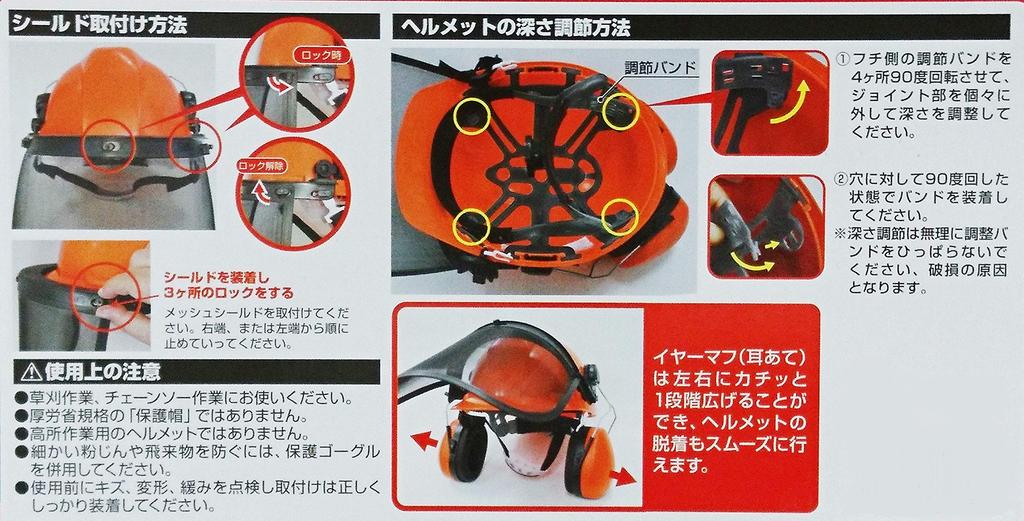 Przemysł Żywic Butler (Batorajyushikougyou) Kask pełnoosłoniowy leśny HR-1