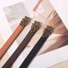 Womens Slim Adjustable Waist Belt With Alloy Buckle Sweater Dress Casual Office Wear