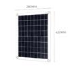 Dual USB Solar Panel with LED Lamp 18V & 10A USB Solar Regulator Charger Controller for Car Outdoor Camping Light