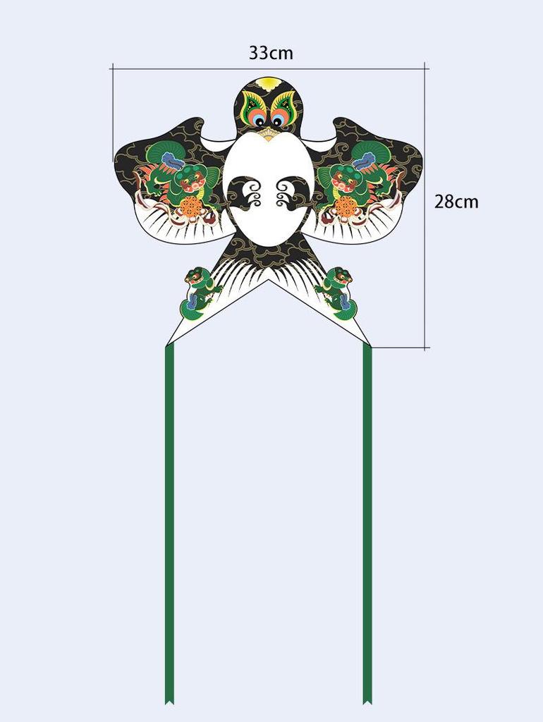 2026 Small Sand Swallow Bamboo Kite with Fishing Rod - Dance Costume Decoration Props for Kids