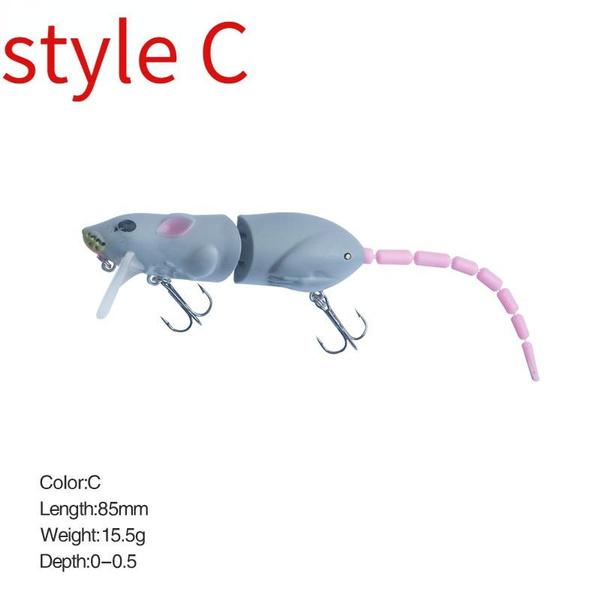 

Рыболовная приманка для крыс и мышей Top Water Приманка для ловли окуня, наживка для щуки