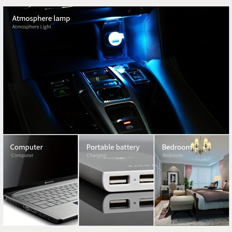 Usb Touch Light Usb Socket Touch To Light Up Seven Color Cycle Gradient Easy To Use Enhance The Atmosphere Inside The Car