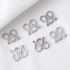 10pcs 20pcs Stainless Steel W S Shape Necklace Clasps Hooks DIY Jewelry Making Finding Bracelet Supplies Accessories Wholesale
