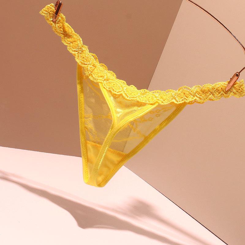 

Сексуальные бесшовные сетчатые стринги - Искушение больших размеров One Size жёлтый