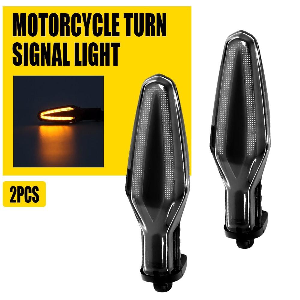 2x Smoked LED Turn Signal Light Indicator Lamp Amber For BMW R1200/R1250 GS R RS
