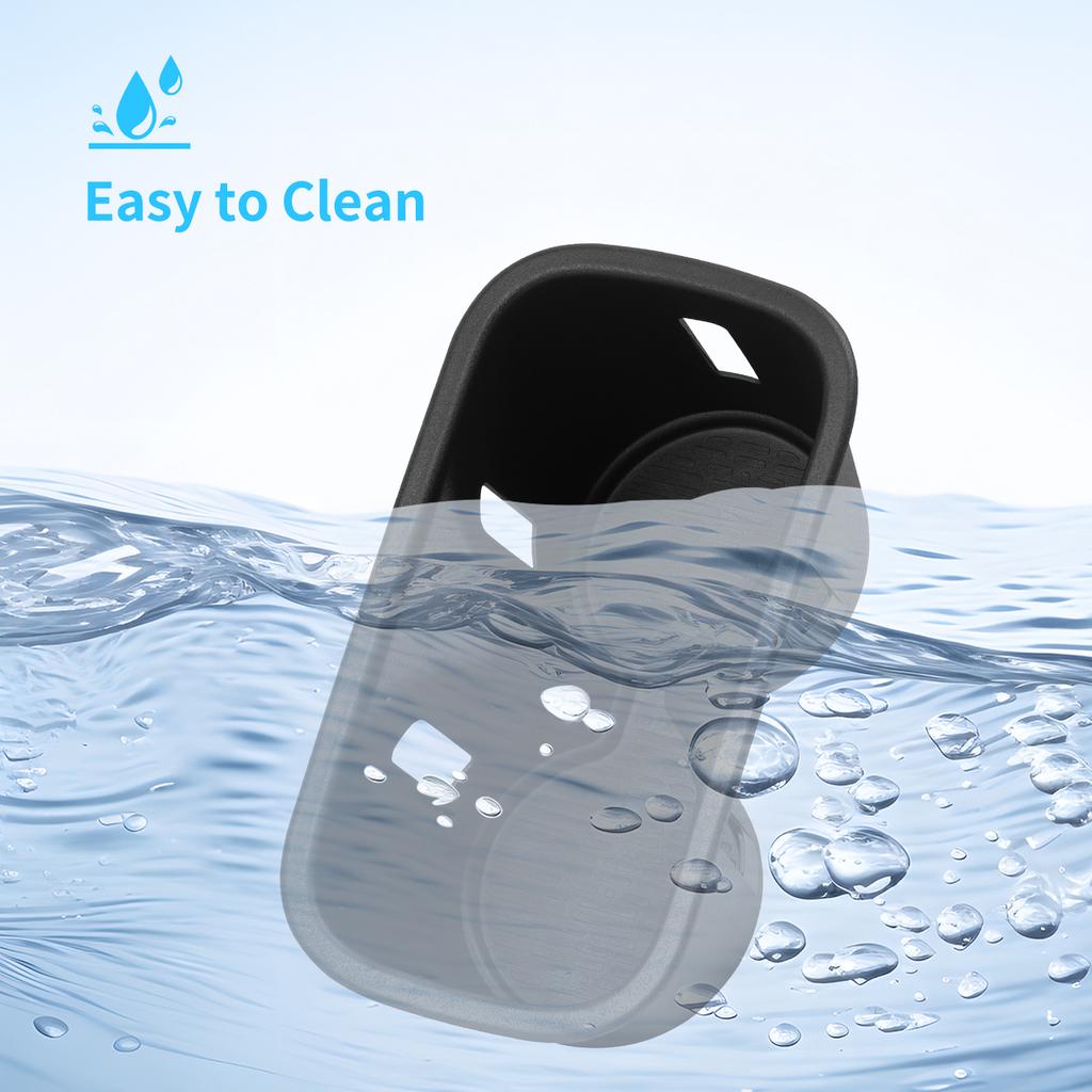 For BYD ATTO3 ATTO 3 YUAN PLUS 2026 2026 Center Water Cup Holder Storage Box Shock-Absorbing Car Accessories Black 2Pcs