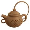 Teapot Shape Tea Infuser Reusable Silicone Tea Filter with Long Handle Tea Steeper for Loose Leaf Tea Spices and Seasonings