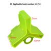 50pcs Fishing Hook Bonnets Multi-size Treble Hook Protective Cover Safety Cap Fishing Gear Accessories