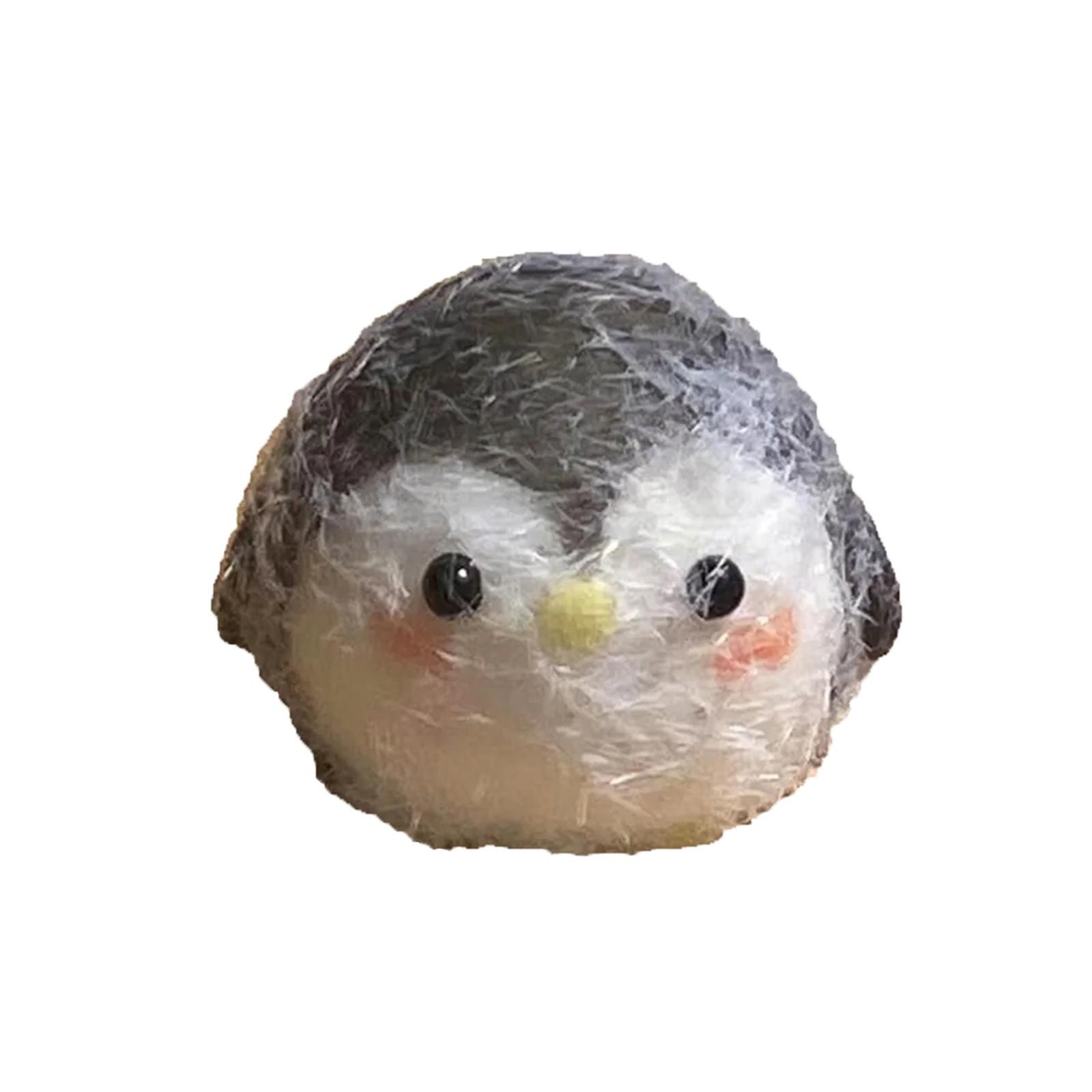 

Игрушки-пингвины ручной работы, супермягкие игрушки для снятия стресса серый