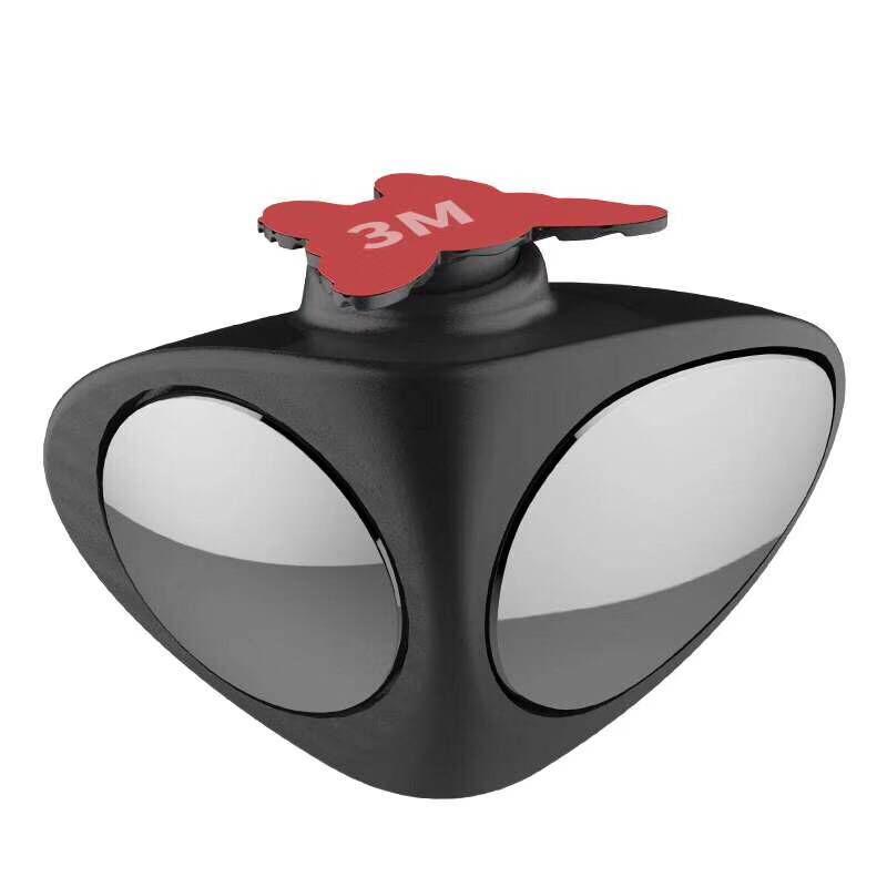 YASOKRO Auto-Spiegel für toten Winkel, Weitwinkelspiegel, 360-Grad-Drehung, verstellbarer konvexer Spiegel für sicheres Parken, Auto-Rückansicht