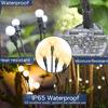 Luce solare a LED Decorazione da giardino per esterni Luci paesaggistiche Fuochi d'artificio Lucciola Lampade da prato Lampada da decorazione per balcone per casa di campagna
