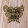 Butterfly Latch Hasp Screws, Small Wooden Jewelry Boxes Suitcase Cabinet Lock Latches, Bronze, Antique Look