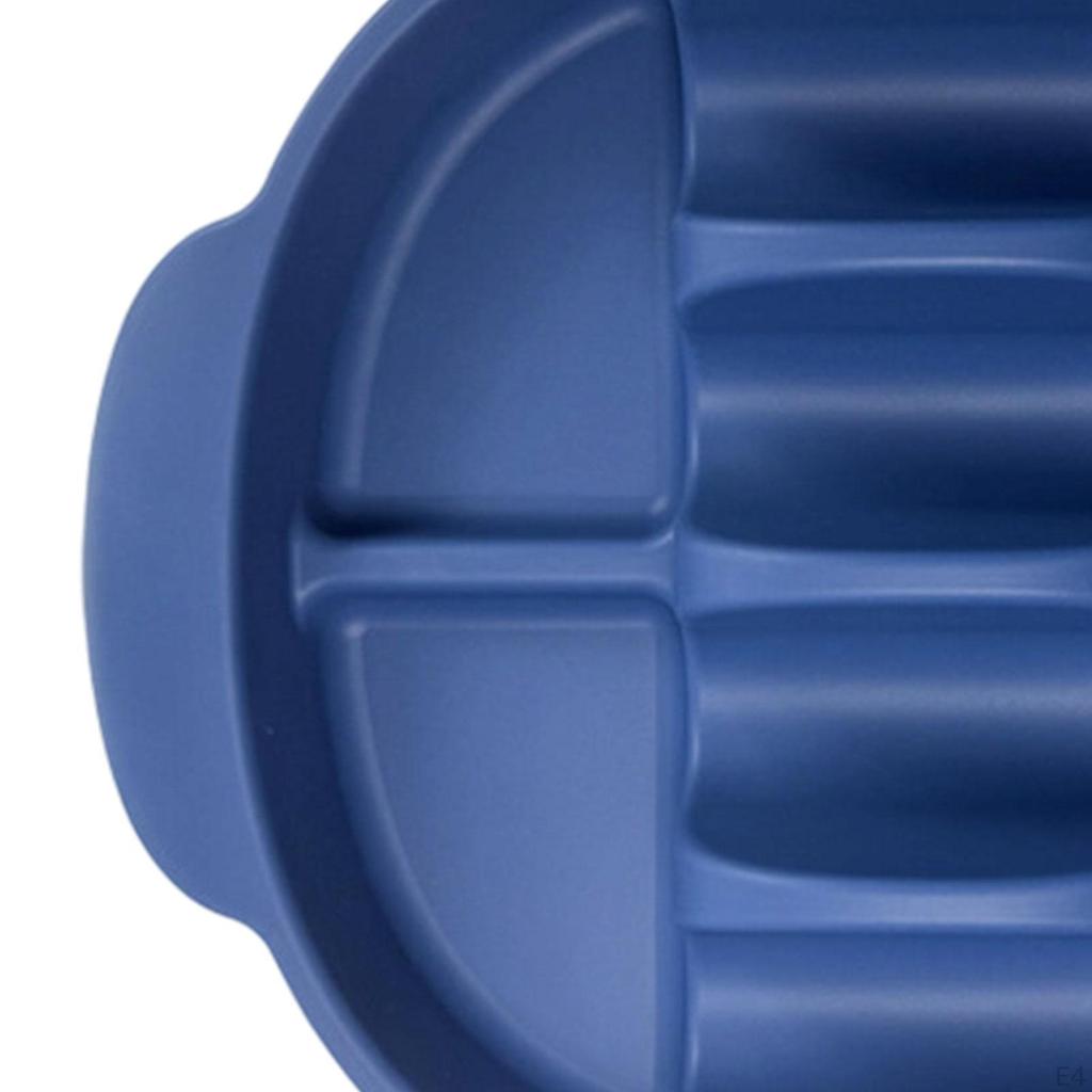 Silicone Taco Holder Serving Tray Non Slip Kitchen Gadgets Portable Stand with Slots for Party