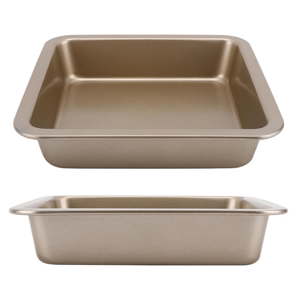 2Pcs ‑Shaped Non‑Stick Cheese Cake Pizza Mold Tray Bakeware Kitchen Baking Tools(Black )