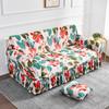 Stretch Sofa Covers Elastic Spandex Sofa Skirt Cover For Living Room Pastoral Floral Armchair Couch Slipcovers