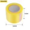 1 Set Transparent Tape Cutter Heavy Duty Packaging Tape With Dispenser For Shipping Clear Packing And Moving Supplies