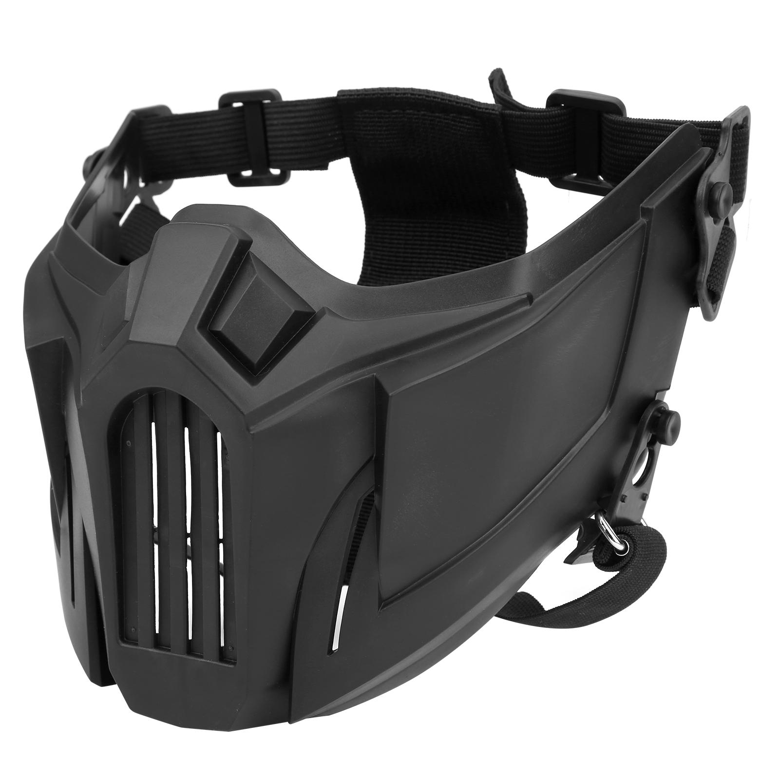 

Tactic Half Face Guard Breathable Military Protection Equipment for CS Outdoor Shooting