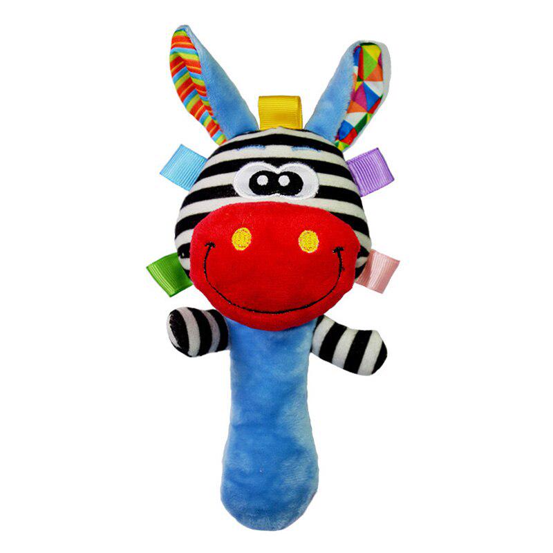 Newborn Baby Toys 0-12 Months Cartoon Animal Baby Plush Rattle Mobile Bell Toy Infant Toddler Early Educational Toys speelgoed