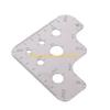 F26C Leather Cutting Tool Corner Cutter Drawing Template Portable Stainless Steel Ruler with Easy to Read Scale