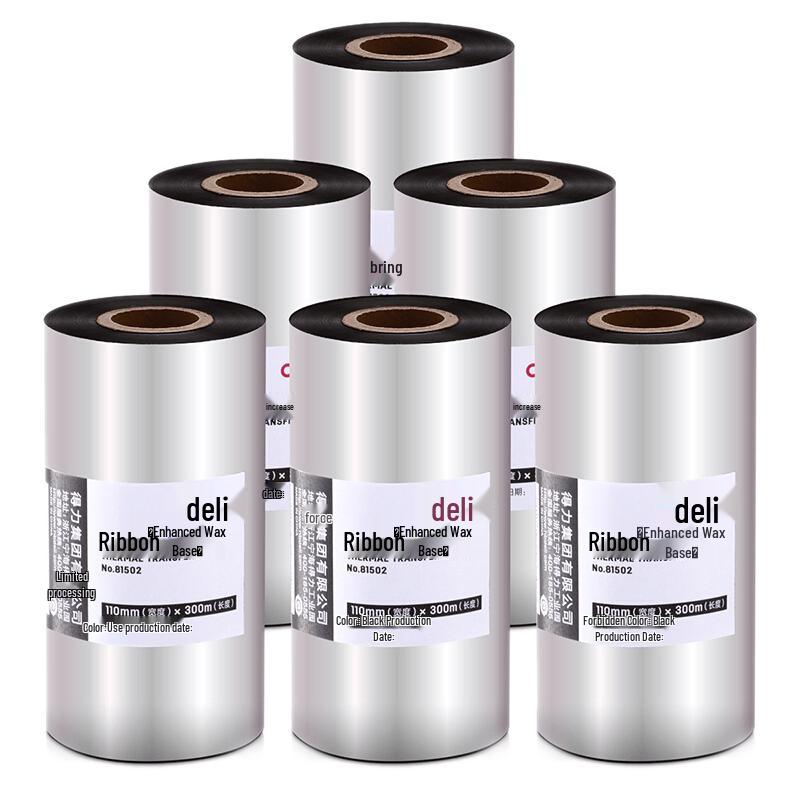 Deli Compatible Thermal Transfer Ribbon for Label Printers