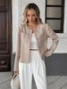 European-American 2026 Women's Short Tweed Jacket: Chic Fragrant Style, Niche British Elegance