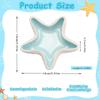 Jewelry Dish Tray For Coastal Beach Room Decor,Cute Ceramic Ring Holder Gift,Decorative Trinket Jewelry Organizer Tray for Rings