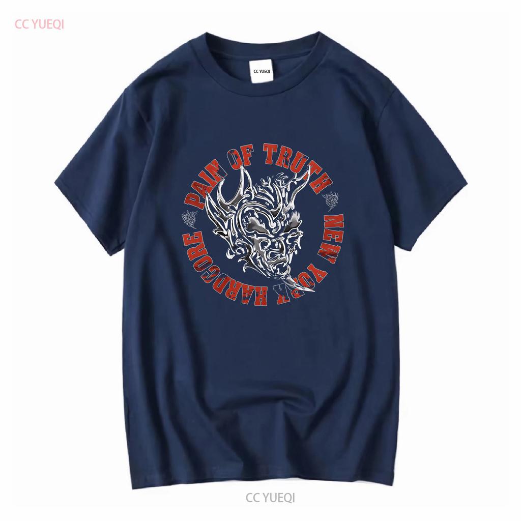 Pain of Truth New York Hardcore Band T Shirt long or short sleeves vintage Washed designer clothes Breathable Versatile