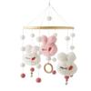Baby Wooden Bracket Bed Bell 0 6 Months Toy Bracket Accessories Hanging Bracket Soft Mobile On The Bed Baby Room Decoration Crib