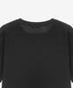BASIC HOUSE Women'S Silket Deformed Sleeve Short Sleeve T-Shirt Black Lzts3213
