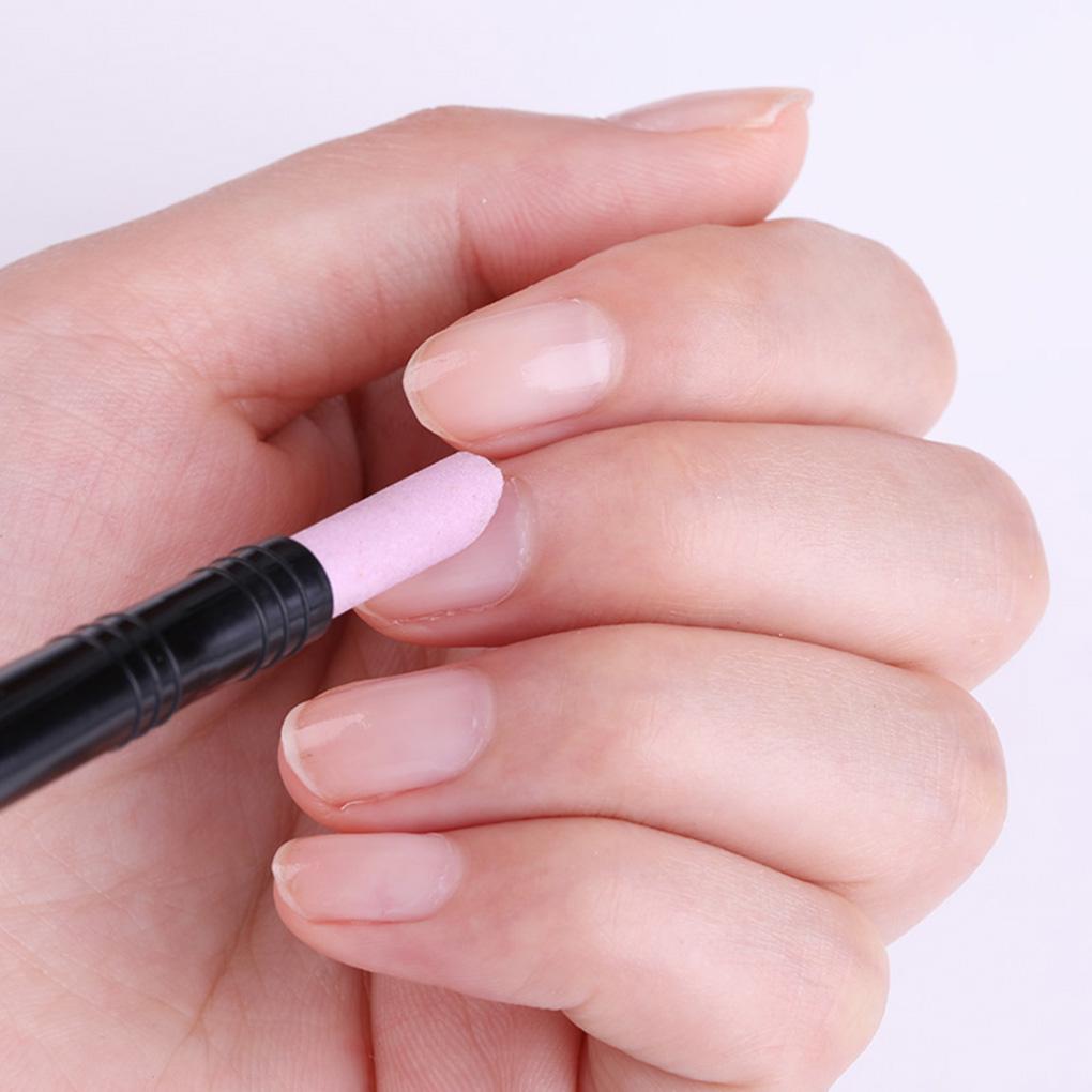 Nail Polishing Pen Double-headed Supplies Repair Grinding Bar Professional Girl Manicure Tool Household Accessories