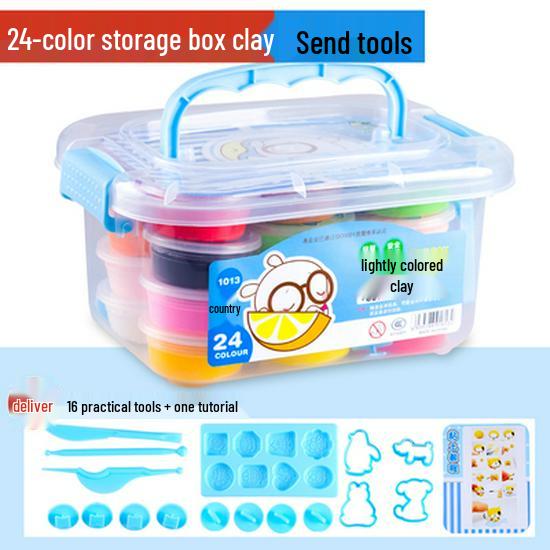 36 Color Play Dough & 24 Color Modeling Clay - Buy 1 Get 1 Free DIY Craft Set for Kids