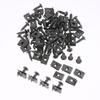 40/100Pcs Anti-Rust Protection Clip Screw Iron Sheet Kit Self Tapping Screws Fastener Clip For Car Moto U-Type Clip With Screw