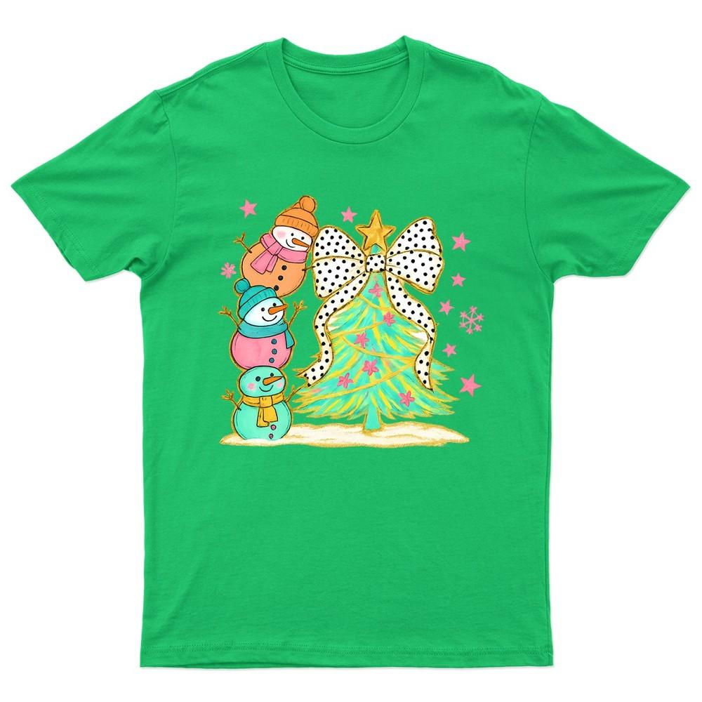 Christmas SnowUnisex Tree Holiday TShirt Unisex Gift Retro Seasonal Funny Xmas S